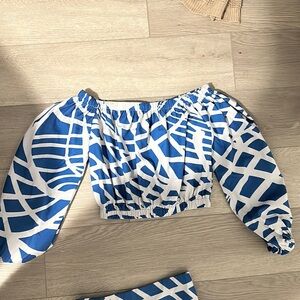 Maxi and top skirt set